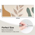 thumbnail image 5 of Brown Boho Plant Pattern Kitchen Rug Mat,Kitchen Runner Rugs Non Skid Washable,Decorative Kitchen Floor Mats for Kitchen,Sink,Laundry,17"X47", 5 of 5
