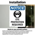 thumbnail image 3 of (2 Pack) Eye Protection Required Sign, 3 of 7