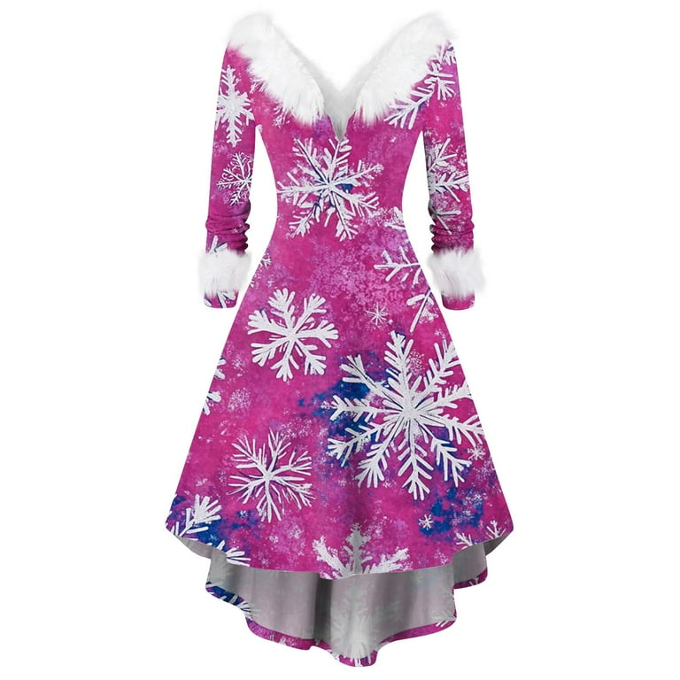 christmas dress 5xl Red 5xl Plus Size Christmas Snowflake Santa Claus Dress ($15) liked on Polyvore featuring dresses, christmas day dress, womens plus dresses, red dresses, snowflake dress and women plus size dresses