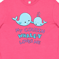 thumbnail image 4 of Inktastic My Cousin Whale-y Loves Me Youth T-Shirt, 4 of 5