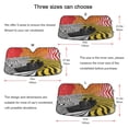 thumbnail image 5 of Yayeee Car Windshield Sun Shade Universal Fit Front Visor Protector, Abstract Boat, 5 of 8