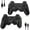 Black+Black, variant on Turpow 2 Pack Controller for P3, Wireless Bluetooth Controller Gamepad Joystick, Double Vibrating Controller for P3 with Charger Cable Cord Thump Grips，2 Charging Cables - Red&Blue