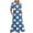 Blue, variant on Cameland Dresses for Women 2024 Summer Dresses Plus Size Women's Spring Dresses Short Sleeve Pocket Round Neck Printing Loose Long Dress Girls Dresses Red M