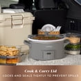 thumbnail image 5 of Crock-Pot® Design Series 7-Quart Cook-and-Carry Programmable Slow Cooker with Locking Lid Handle, Gray, 5 of 6