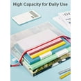 thumbnail image 4 of JARLINK 24pcs Mesh Zipper Pouch 12 Colors, 8 Sizes Waterproof Zipper Bags for Board Games Storage, Organization Pouches for School Supplies, Office Appliances, Cosmetics, and Travel Accessories, 4 of 10