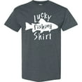 thumbnail image 3 of Inktastic Lucky Fishing Shirt Fish T-Shirt, 3 of 5