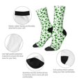thumbnail image 3 of Sigee St Patrick's Day4 for Contrast Design Soft Moisture-Wicking Socks Crew Casual Athletic Stretchy Loose Middle Tube Socks, 3 of 6