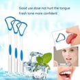 thumbnail image 5 of Tongue Scraper Portable Plastic Oral Tongue Cleaning Brush Hygiene Tool Gratte langue tounge scrapper Remove Bad Breath 1pc Scraper small, 5 of 6