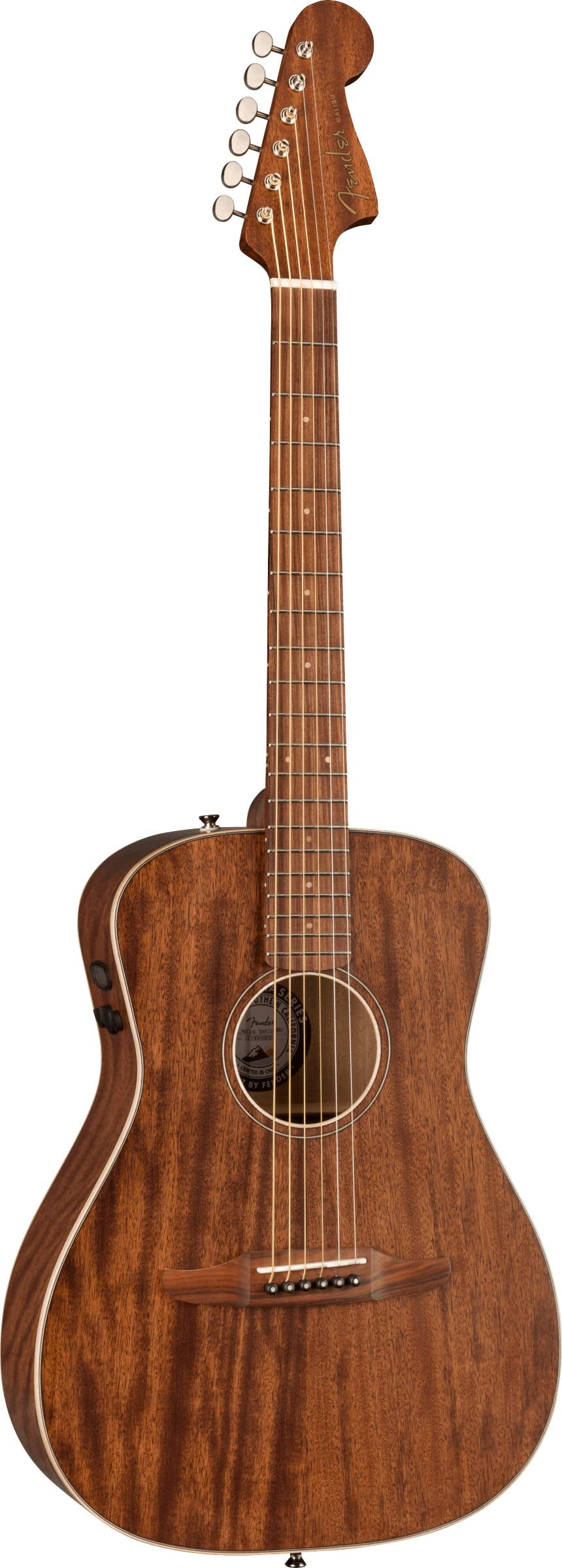 Fender Malibu Special Acoustic Electric Guitar Bundle with Gig Bag, Strap, Clip-on Tuner, Strings, String Winder, Picks, and Austin Bazaar Instructional DVD - Natural