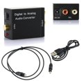 thumbnail image 2 of Convertidor de Audio Digital a analógico, Coaxial óptico Digital Toslink a analógico Rca L/r, amplificador Adaptador convertidor de Audio, 2 of 5