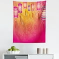thumbnail image 1 of Lantern Tapestry, Abstract Eastern New Year Festivities Handmade Cultures China Floral Background, Fabric Wall Hanging Decor for Bedroom Living Room Dorm, 5 Sizes, Fuchsia, by Ambesonne, 1 of 1