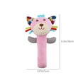 thumbnail image 3 of Loespoir Handheld Jingle Stick With Rattle, Musical Stuffed Animal Plush Toy, Attracting Baby's Attention, Compact Size Providing Entertainment & Companionship, Pink, 3 of 8
