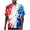Multicolor, variant on Guluxicc Men's Patriotic Graphic Tops 4th of July Tee Shirts Regular Fit Summer Independence Day T Shirts