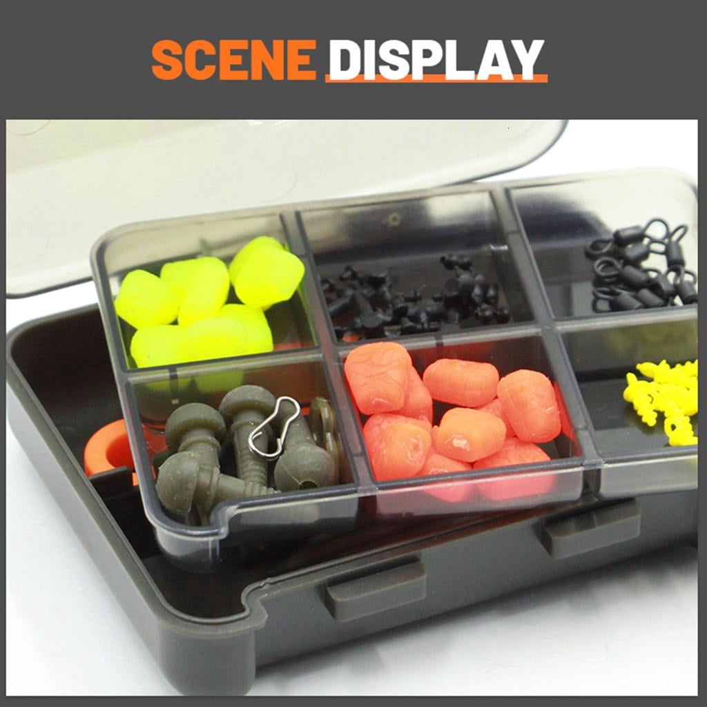 Yihuala Internal Divider Organizers Fishing Tackle Box Tray Fishing Rigs Line Storage Case Multiple Compartment Container Box