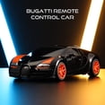 thumbnail image 2 of SainSmart Jr. x Rastar Bugatti Toy Car 1:24 Remote Control Bugatti Veyron Chiron Race Car, Licensed RC Hobby Model Vehicle for Boys Kids and Adults, Black, 2 of 3