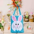 thumbnail image 5 of SDJMa Easter Gift Bag With Handle Bunny Egg Easter Basket Container Happy Easter Paper Bag Bulk Candy Snacks Party Colored Gift Packaging childs Egg Hunt Gift Bag, 5 of 7