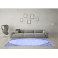 thumbnail image 3 of Ahgly Company Indoor Square Persian Blue Traditional Area Rugs, 8' Square, 3 of 4