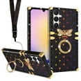 thumbnail image 2 of for Samsung Galaxy A25 5G Case Girls Women Stylish Luxury Bees Design Phone Cases for Samsung A25 5G Case with Ring Stand + Strap Lanyard Shockproof Protection Cover, 2 of 9
