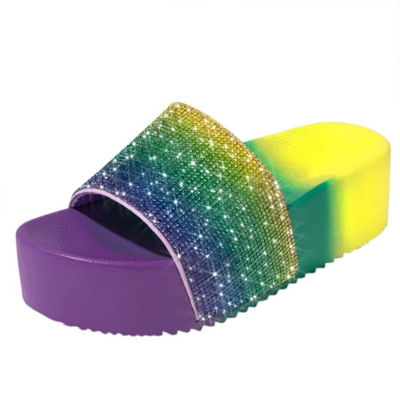 

Noarlalf platform sandals Women s Ladies Platform Wedges Bohemian Beach Shoes Slippers Sandals womens sandals