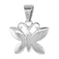 thumbnail image 3 of Sterling Silver Synthetic Opal Butterfly Necklace for Women Hand Inlay 5/8 inch 20 inch ROPH_25, 3 of 4