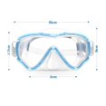 thumbnail image 2 of Kids Diving Mask Swim Snorkel Mask Goggles, Snorkel Gear Anti-Fog Mask, blue, 2 of 5