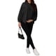 thumbnail image 2 of CAMISAS Y BLUSAS DE MATERNIDAD CHIC INSPIRADORAS PARA MUJERES, CON PLECA, BOTONES Y MANGA LARGA, TOP DE EMBARAZO Y LACTANCIA, TALLA 2XL, NEGRO, 2 of 6