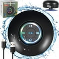 thumbnail image 1 of Haut-parleur de Douche Bluetooth Étanche IPX4 Haut-Parleur Bluetooth avec Ventouse Haut-Parleur Bluetooth 5.0 Portable avec Lumière DEL Colorée Micro pour Téléphone Tablette, 1 of 6