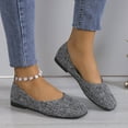 thumbnail image 2 of Sngxgn Flats Shoes Women Comfortable Women's Flats(Grey,40), 2 of 8