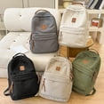 thumbnail image 2 of Ergonomic Daily Use Backpacks for Study Travel Practical Corduroy Daypack, 2 of 20