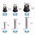 thumbnail image 3 of PRIME - 36 Pairs M4 M5 M6 Neoprene Well Nuts For Kayak Motorcycle Boat Marine Windscreen, 3 of 6