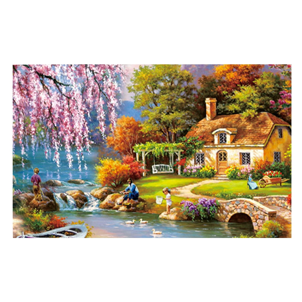 Jigsaw Puzzles 1000 Pieces Cartoon Picture Puzzles Kids Assembling Toy Cat Baron 