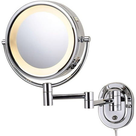 Lighted Wall Mount Makeup Mirror jerdon hl65c 8-inch two-sided swivel halo lighted wall mount Lighted Wall Mount Makeup Mirror jerdon hl65c 8-inch two-sided swivel halo lighted wall mount