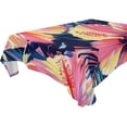 thumbnail image 4 of BZSMCE Square Tablecloth Sunset Hibiscus Pattern Tableclothes, 4 of 9