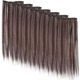 thumbnail image 3 of 7pcs Women Straight Hairpieces Straight Hair Extensions Hair Accessories with Hair Clips, 3 of 5