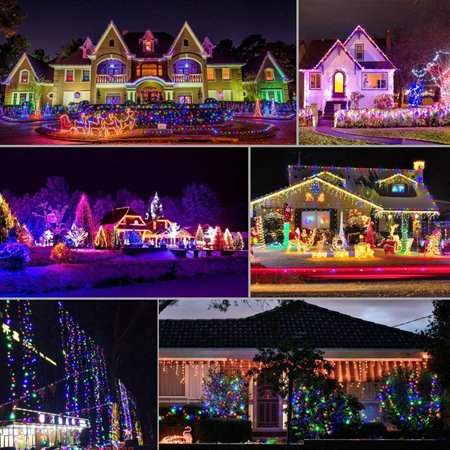 String Lights Solar 40led 26ft Led String Lamps Holiday Party