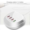 thumbnail image 1 of Cargador USB Portátil ANGGREK De 4 Puertos Alta Resistencia Cuatro Dispositivos De Salida Rápida, 1 of 7