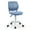 Blue, variant on Demi Bonn Ergonomic Study Chair with Adjustable Height, Rolling Work Computer Desk Chair, Purple