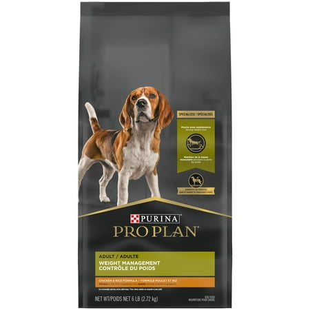 UPC: 0038100131881 | Purina Pro Plan Weight Management Dog Food With Probiotics for Dogs Chicken & Rice Formula 6 lb. Bag