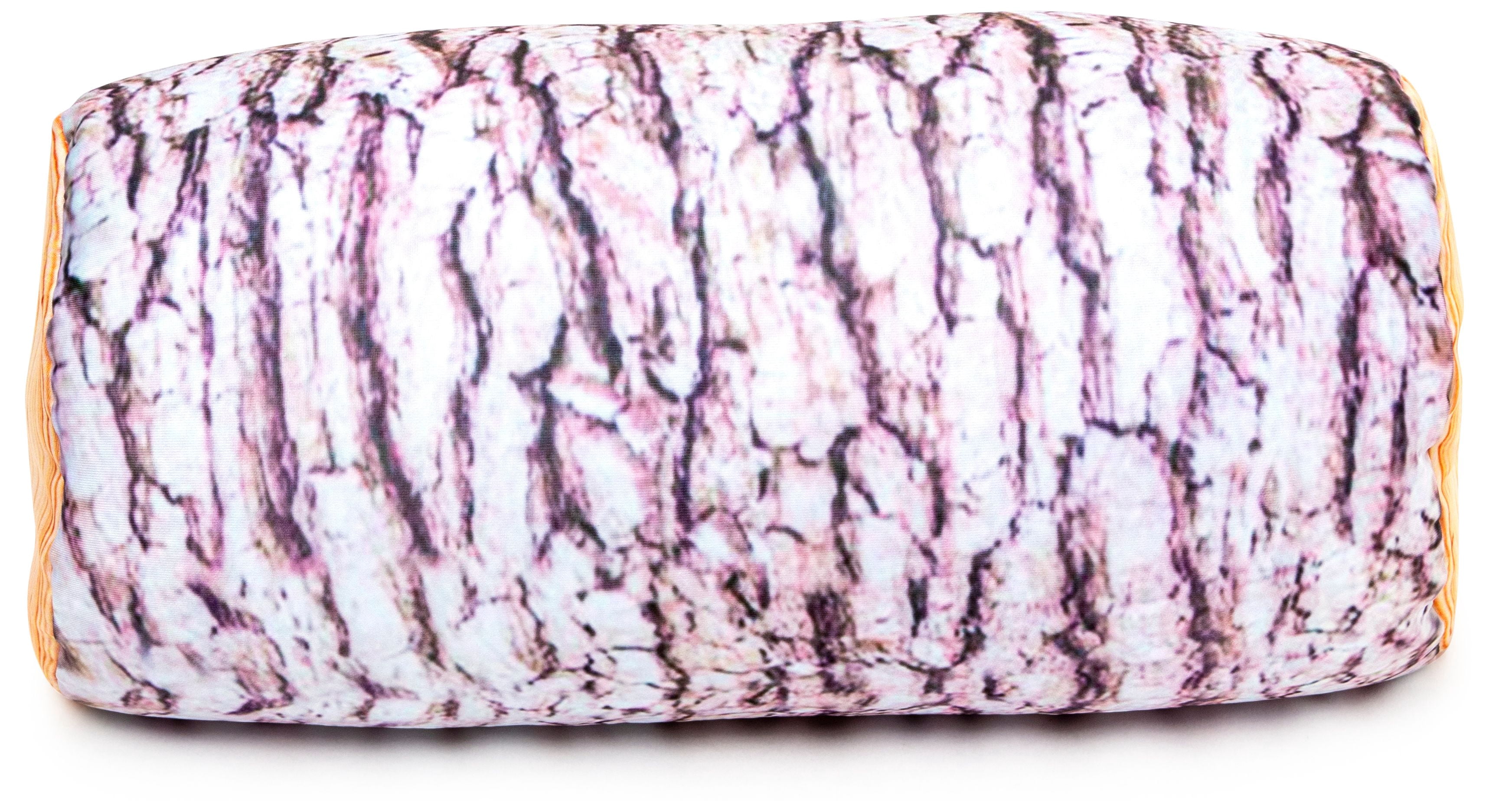 Deluxe Comfort Microbead Log Pillow - Perfect Post-Surgery Therapy Pillow - Airy Squishy Soft Deluxe Comfort Microbeads - Neck Pillow, Timber