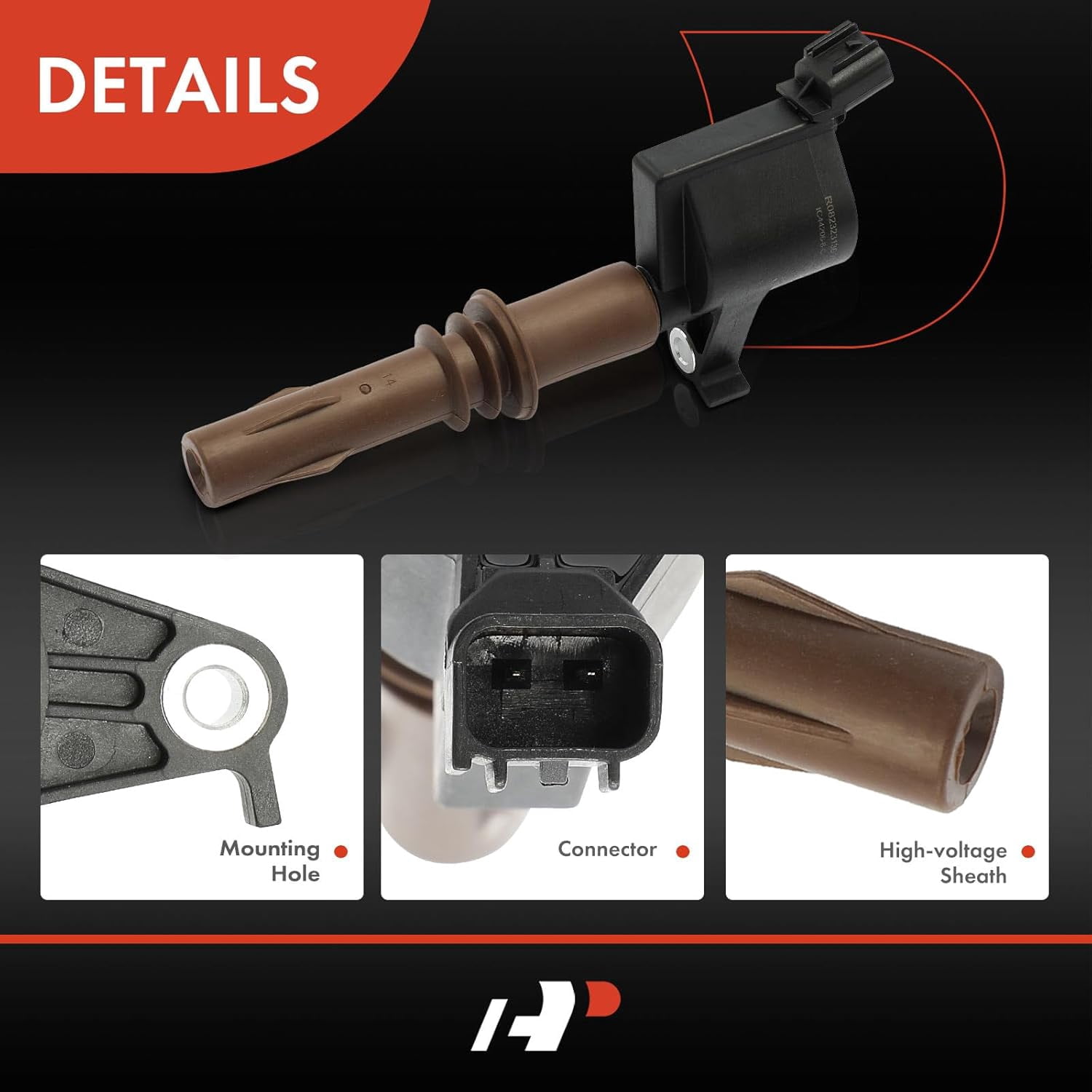 A-Premium Ignition Coil Pack Replacement for Ford Expedition 2008-2014 Explorer Mustang F-150 F53 Lincoln Navigator Mercury Mountaineer 8-PC Set