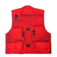 thumbnail image 1 of Men Mesh Photography Vest Multi-pocket Portable Breathable Safety Waistcoat, 1 of 5