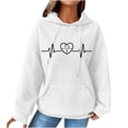 thumbnail image 1 of Cameland Hauts pour Femmes Manches Longues Automne Hiver Sweat à Capuche Pull Confortable, 1 of 3