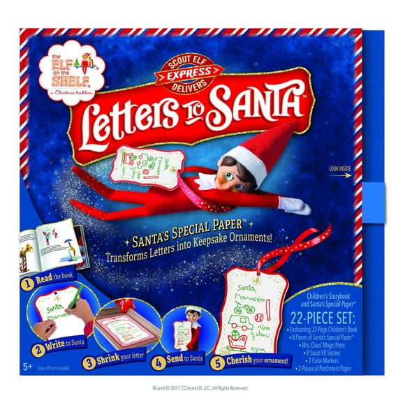 Livre de Noël The Elf on the Shelf : Scout Elf Express Delivers Letters to Santa (relié) - En anglais seulement