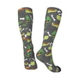 thumbnail image 4 of Balery Cartoon Dinosaurs Printed Novelty Socks Men's Women's Crew Socks Sports Socks Knee High Socks Cotton Socks Quirky and Cool Socks, 4 of 9