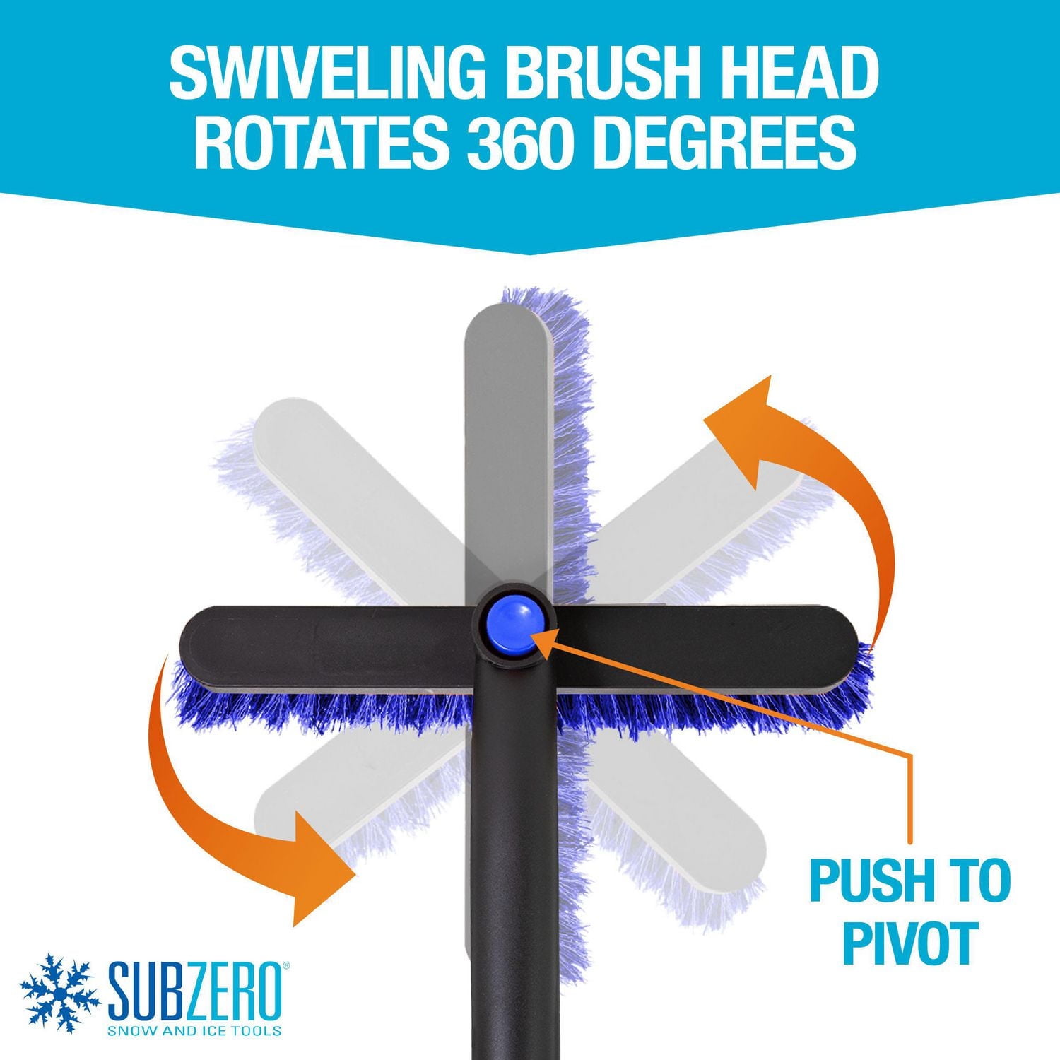 Balai à neige et grattoir à glace multisegment MAXX-Force™ de 50 po