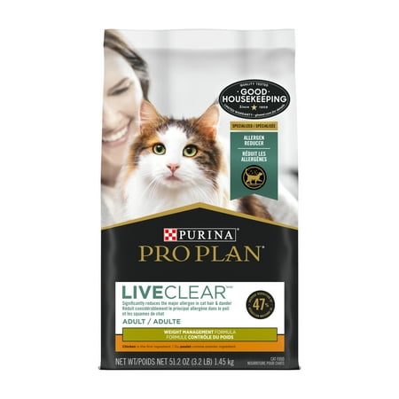 UPC: 0038100191397 | Purina Pro Plan Liveclear for Adult Cats Chicken Rice 3.2 lb Bag