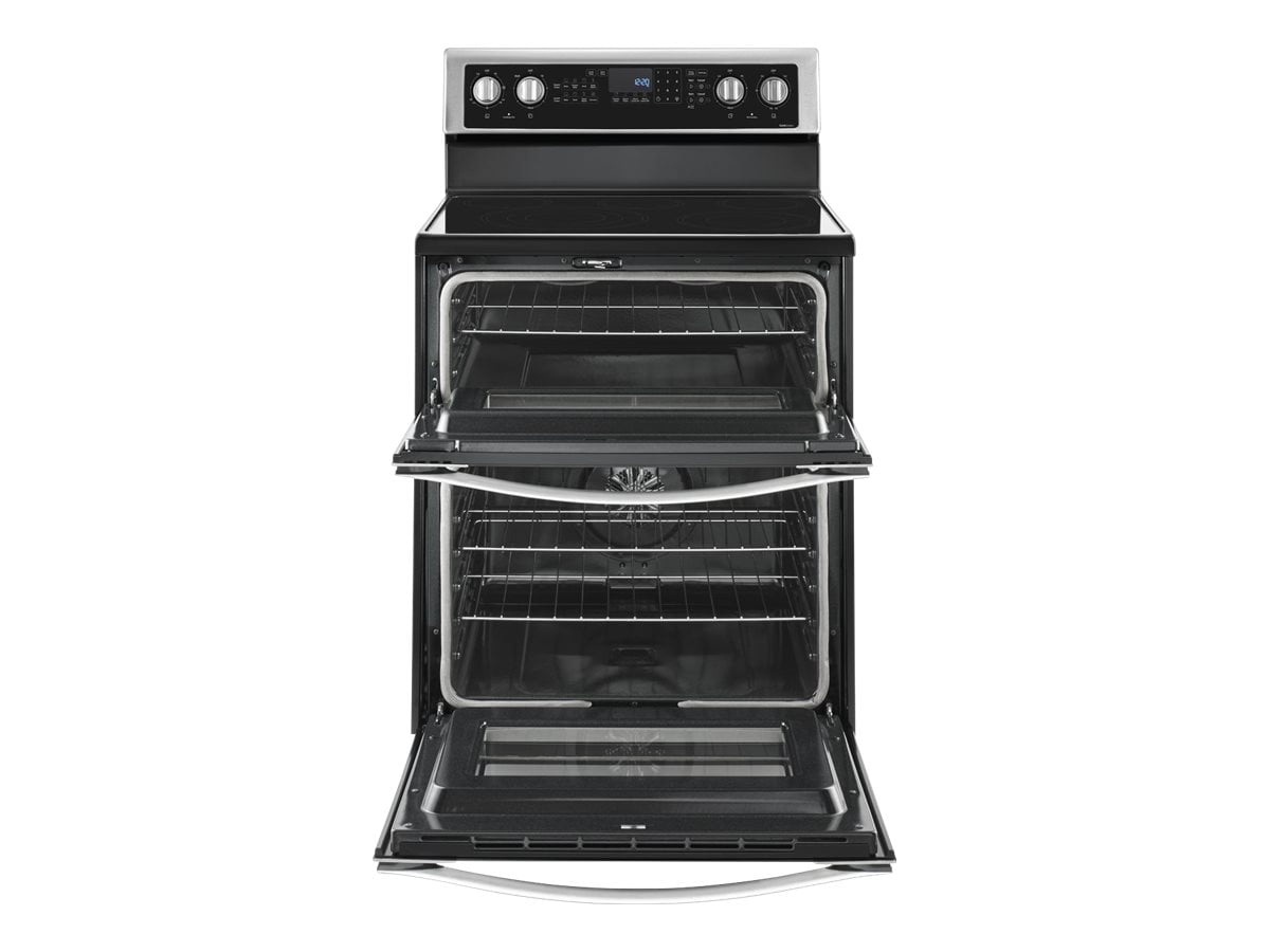 Whirlpool WGE745C0FS Range (double oven) freestanding niche