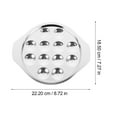 thumbnail image 2 of Minkissy 2Pcs Snail Plate Stainless Steel Baking Dish for Cooking at Home, 2 of 8