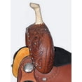 thumbnail image 6 of 14 In Comfytack Western Horse Barrel Racing Trail Pleasure American Leather Saddle Tack Set With Reins Brown, 6 of 8