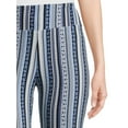 thumbnail image 3 of No Boundaries Juniors Print Flare Pants, 32" Inseam, Sizes XS-XXXL, 3 of 5